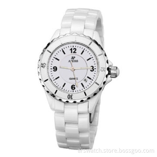 2014 Fashion Ladies' Ceramic Watch, with 3ATM Waterproof, Ceramic Band, Japan Movement
